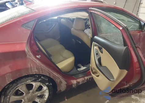 2013 Hyundai Elantra Limited z USA, uszkodzony, nr VIN 5NPDH4AE7DH412467